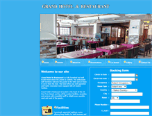 Tablet Screenshot of grandhotelkashmir.com